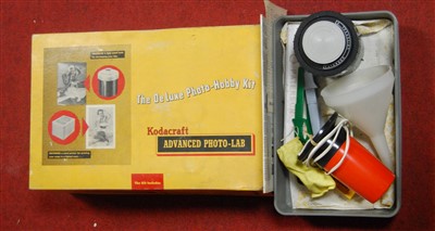 Lot 75 - A boxed Kodacraft Deluxe photo-hobby kit;...