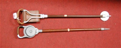 Lot 104 - Two shooting sticks