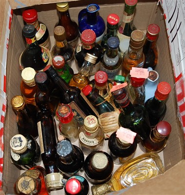 Lot 1403 - A small quantity of spirit miniatures, to...