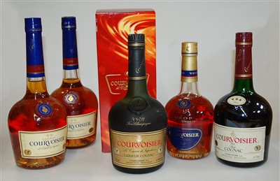 Lot 1306 - VS Cognac Courvoisier, 70cl, 40%, three...