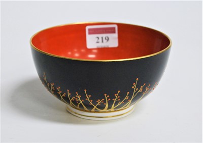 Lot 219 - A late Victorian Royal Worcester bowl having...