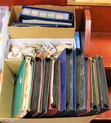 Lot 261 - A schoolboy stamp collection, contained in...