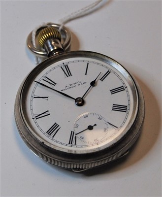 Lot 323 - An early 20th century silver cased open faced...