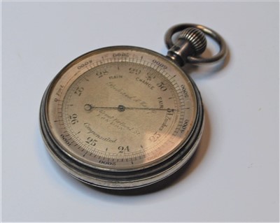 Lot 341 - A late Victorian silver cased pocket...
