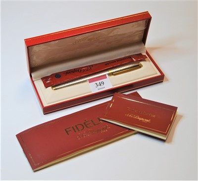 Lot 349 - A Simon Tissot Du Pont Fidelio white metal...