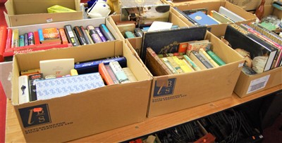 Lot 379 - Six boxes of miscellaneous mainly hardback...