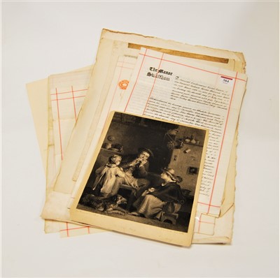 Lot 384 - Various 19th century deeds and indentures,...
