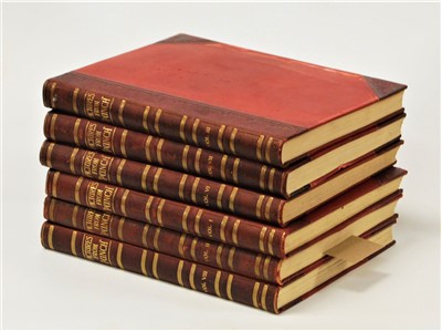 Lot 404 - Six volumes of Pictures from Punch, half...