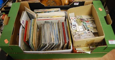 Lot 423 - A box of miscellaneous postcards and loose...