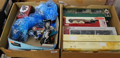 Lot 428 - Three boxes containing a quantity of boxed and...