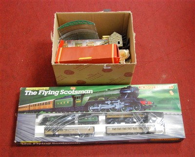 Lot 457 - A Hornby Railways Flying Scotsman train set...
