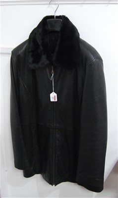 Lot 458 - A ladies CGC size 12 faux leather and faux fur...