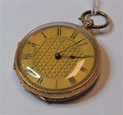 Lot 320 - A late 19th century continental 14ct gold...