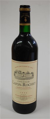 Lot 1006 - Château Lafon-Rochet, 1996, St Estephe, twelve...
