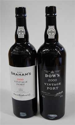 Lot 1275 - Graham's, 2000 vintage port, one bottle; and...
