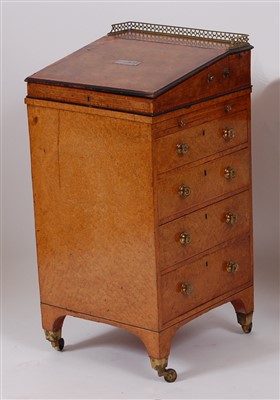 Lot 2505 - An early 19th century amboyna campaign...