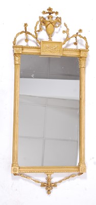 Lot 1126 - A late 18th century giltwood and gesso wall...