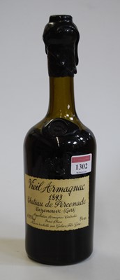 Lot 1315 - Château de Percenade, Vieil Armagnac 1893...