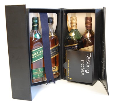 Lot 1316 - Johnnie Walker, The Collection, four spirit...