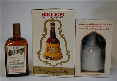 Lot 1407 - Cointreau Angers France, one bottle; and two...