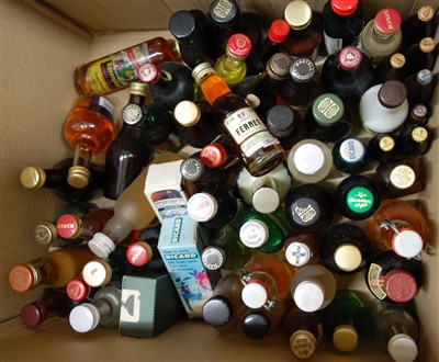 Lot 1410 - A quantity of spirit miniatures, to include...