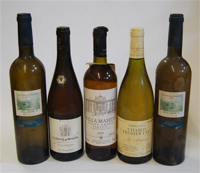 Lot 1162 - Assorted white table wines, to include French,...