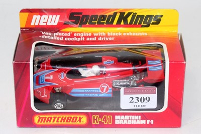 Lot 2320 - A Matchbox Speedkings No. K41 Martini Brabham...
