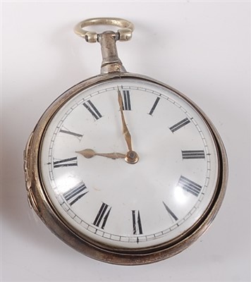 Lot 2230 - A George III sterling silver pair cased...