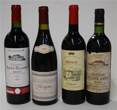 Lot 1034 - Château Saint-Hilarie, 2003, Medoc, two...