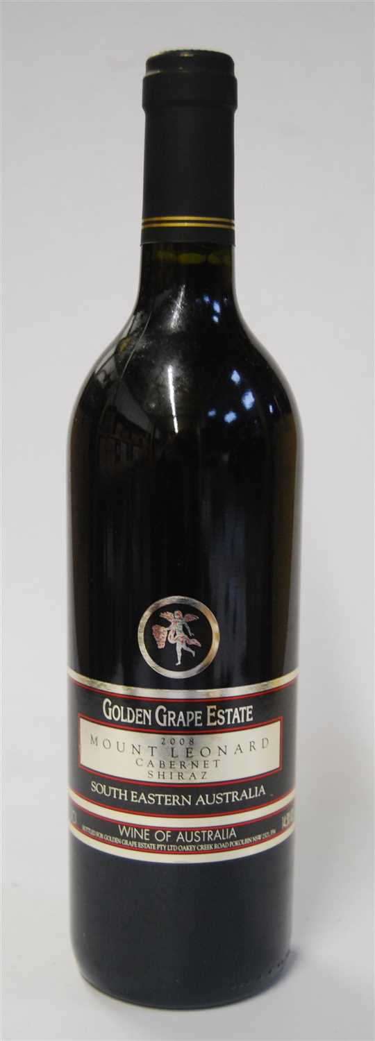 Lot 1035 - Golden Grape Estate, Mount Leonard Cabernet...
