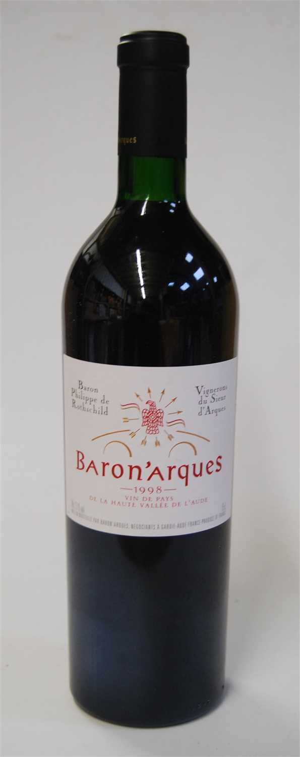 Lot 1037 - Domaine de Baron'Arques, 1998, Van de Pays,...