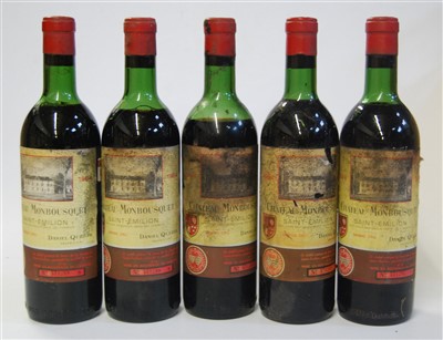 Lot 1040 - Château Monbousquet, 1964, Saint Emilion, five...