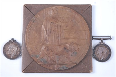 Lot 347 - A WW I Casualty group to include