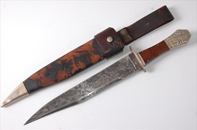 Lot 286 - A German? Bowie knife