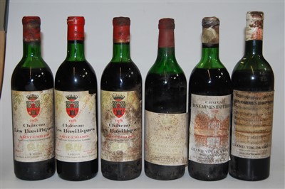 Lot 1041 - Château le Basiliques, 1970, Saint Emilion,...