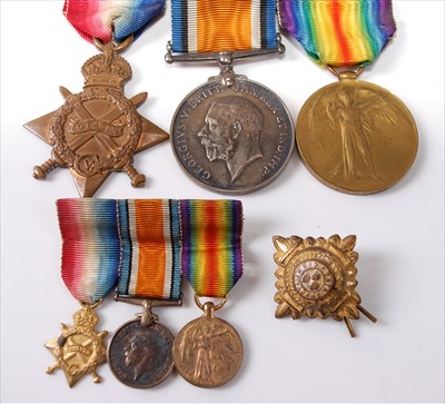 Lot 52 - A WW I trio to include