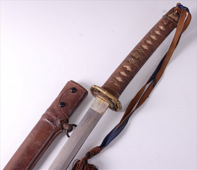 Lot 276 - A WWII Japanese Shin Gunto Katana
