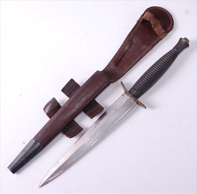 Lot 360 - A Fairbairn-Sykes 3rd pattern Commando fighting knife