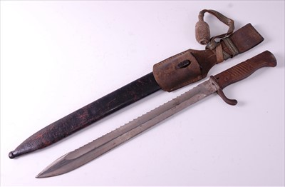 Lot 362 - A German M98/05 Pioneer bayonet