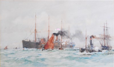 Lot 2384 - Charles Edward Dixon (1872-1934) - Steamliner...