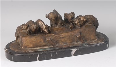 Lot 2261 - After Friedrich Gornik - a bronze model of...