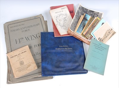 Lot 218 - A collection of five Italian Expeditionary Force 14th Wing R.A.F. Summaries and Reports