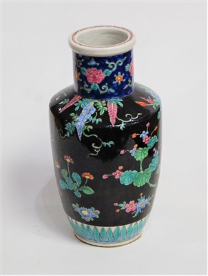Lot 29 - A Chinese stoneware vase, of baluster form, on...