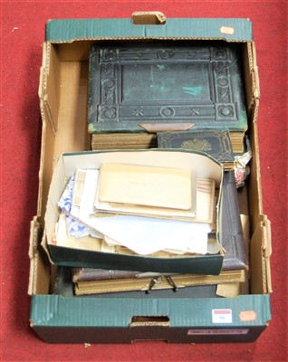 Lot 66 - A Victorian leather bound photograph album,...