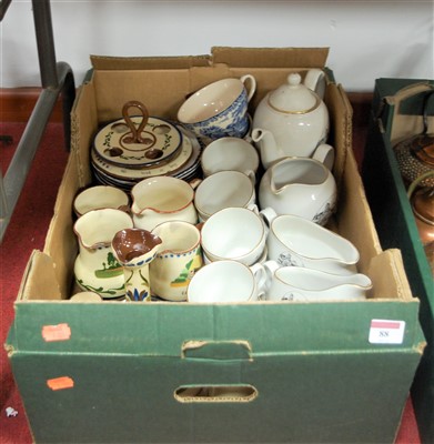 Lot 88 - A box of miscellaneous china, to include...