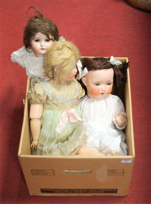 Lot 95 - An early 20th century Armand Marseille bisque...