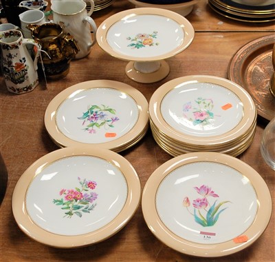Lot 136 - A Victorian Copeland part dessert service each...