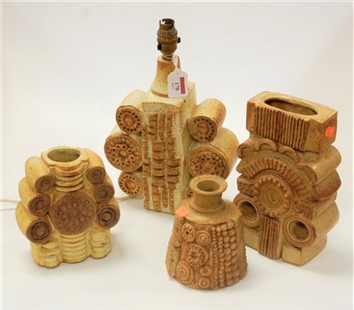Lot 178 - A Bernard Rooke studio pottery vase in the...