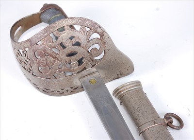 Lot 367 - A British 1892 pattern Infantry Officer's sword