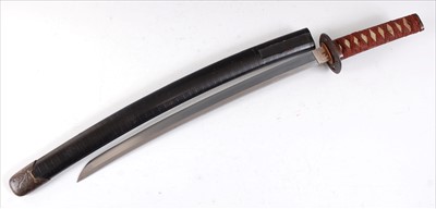 Lot 96 - A Japanese Shinto Wakizashi